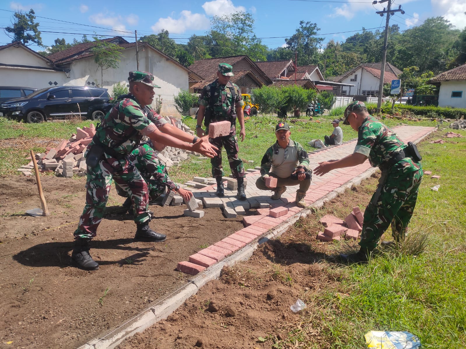 Pra TMMD Ke-124 Jember: Gaspol Bangun Rumah, Irigasi hingga Jogging Track Sebelum Pembukaan Resmi