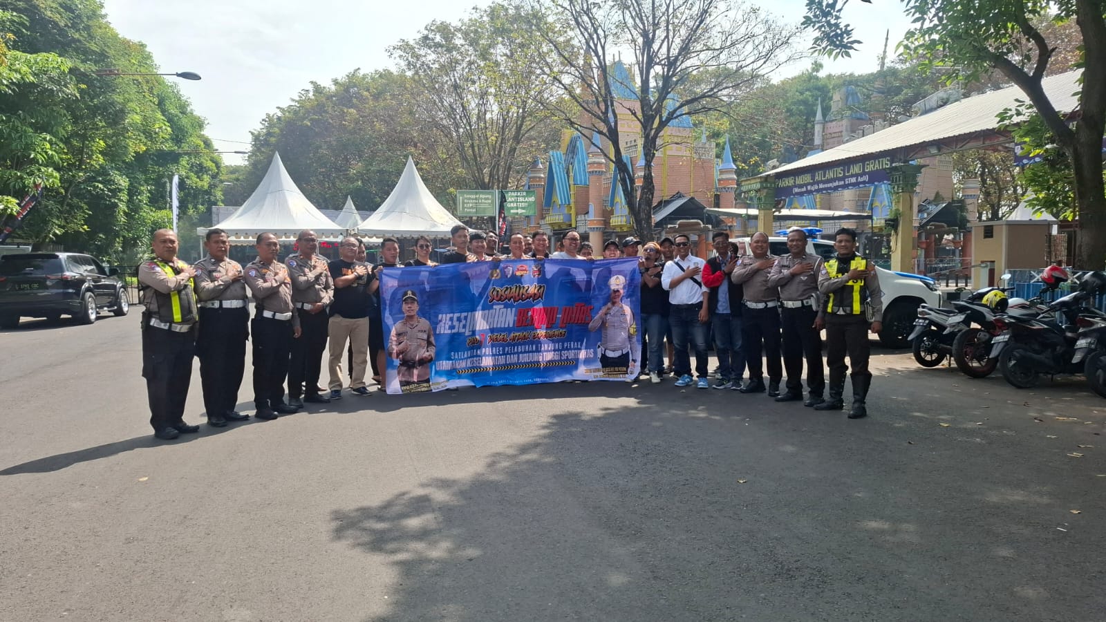 Jelang Operasi Patuh Semeru, Satlantas Polres Pelabuhan Tanjung Perak Gaungkan Keselamatan Berkendara