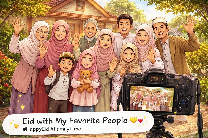 Ide Caption Foto Lebaran yang Instagramable: Bikin Momen Hari Raya Makin Berkesan di Media Sosial