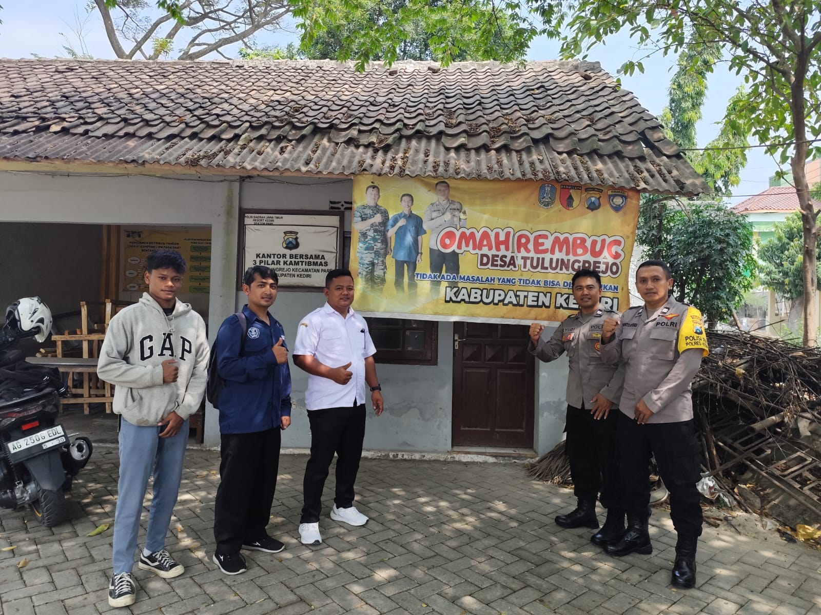 Sat Binmas Polres Kediri Gelar Asistensi Omah Rembug