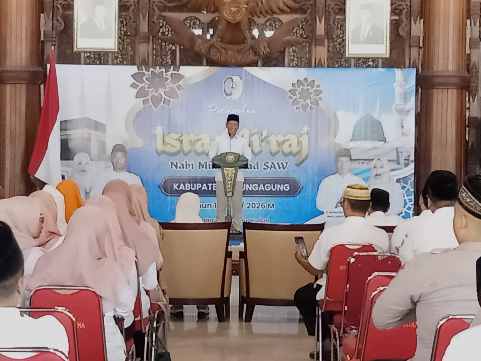 Isra Mikraj di Pendopo, Pemkab Tulungagung Ajak Warga Perkuat Iman dan Bangun Daerah Bersama