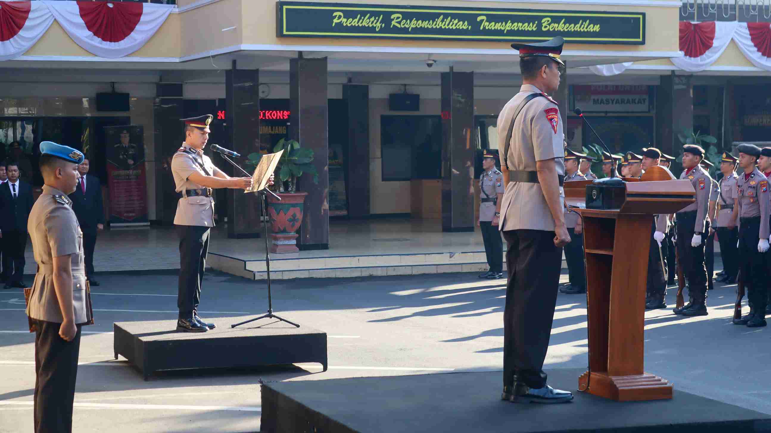 Polres Lumajang Gelar Upacara Peringatan Hari Juang Polri 2025
