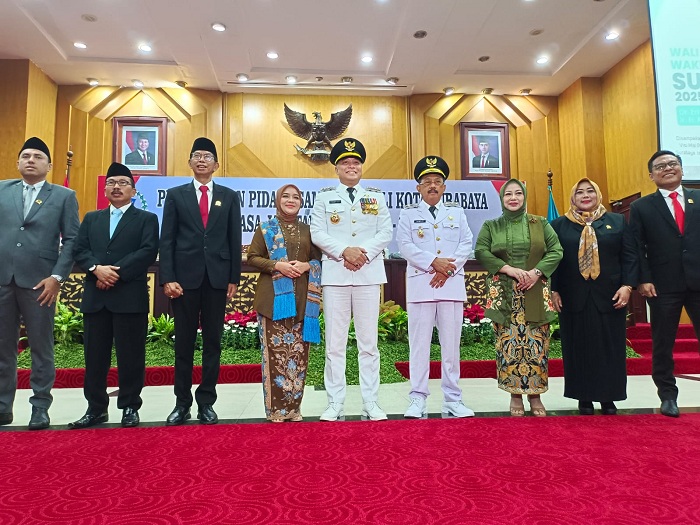 Rapat Paripurna Penyampaian Pidato Sambutan Wali Kota Surabaya Masa Jabatan 2025-2030