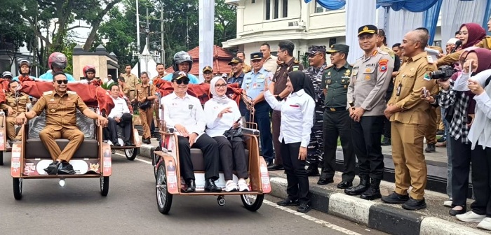 Ratusan Becak Listrik di Malang Diharapkan Dukung Pariwisata Kota