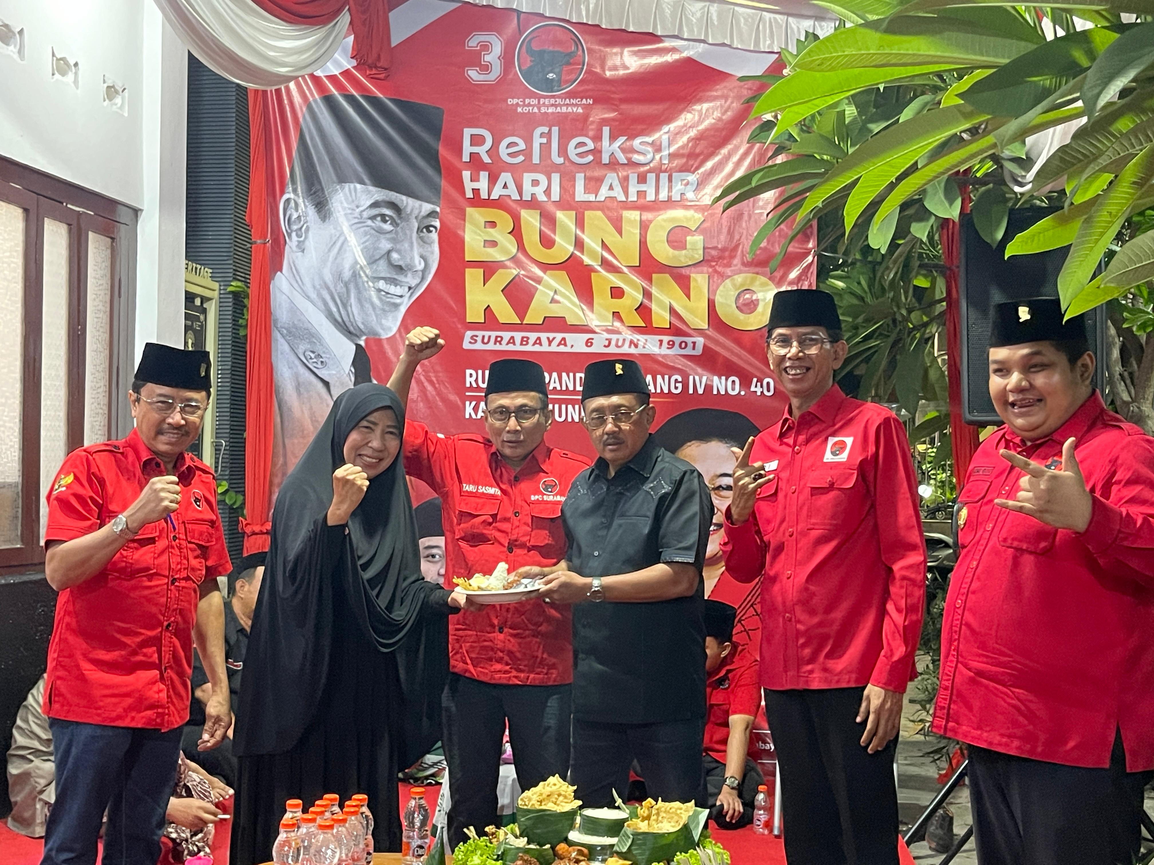 Juni Bulan Bung Karno, PDI-P Surabaya Gelar Refleksi Hari Kelahiran Sang Putra Fajar