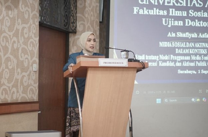 Ais Shafiyah Asfar Raih Gelar Doktor Termuda di Unair dengan IPK Sempurna