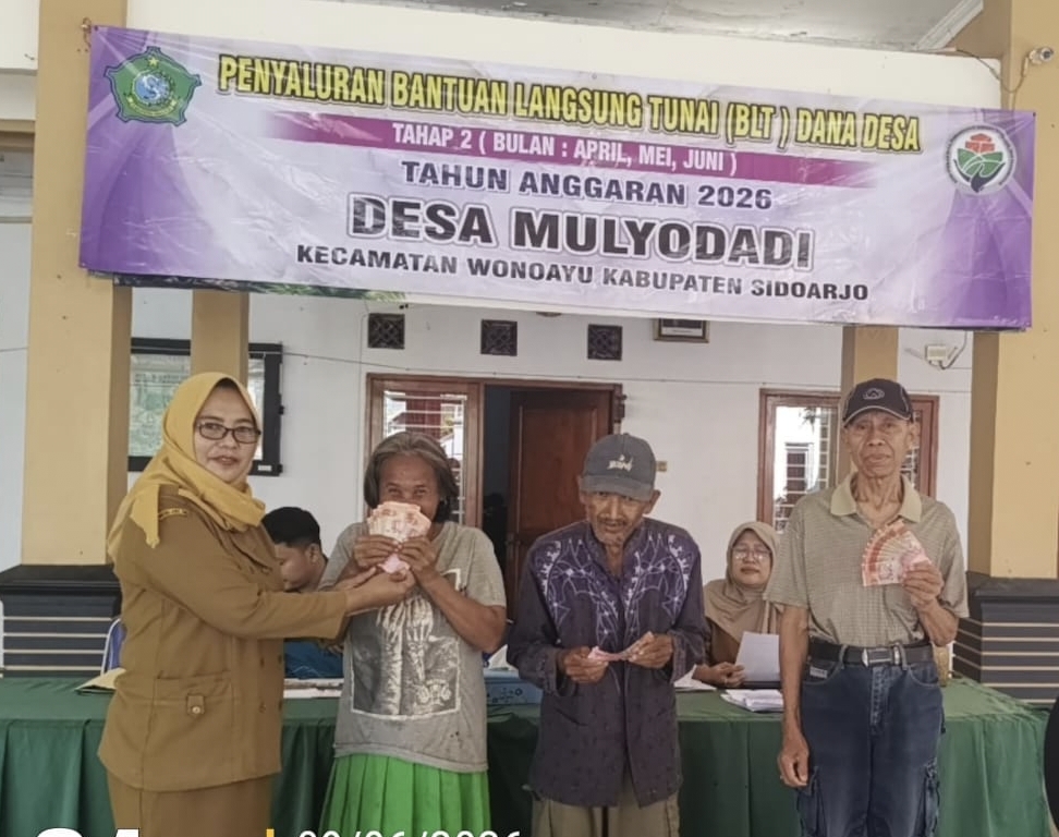 Pemdes Mulyodadi Serahkan BLT DD untuk 12 KPM, Masing-masing Rp900 Ribu