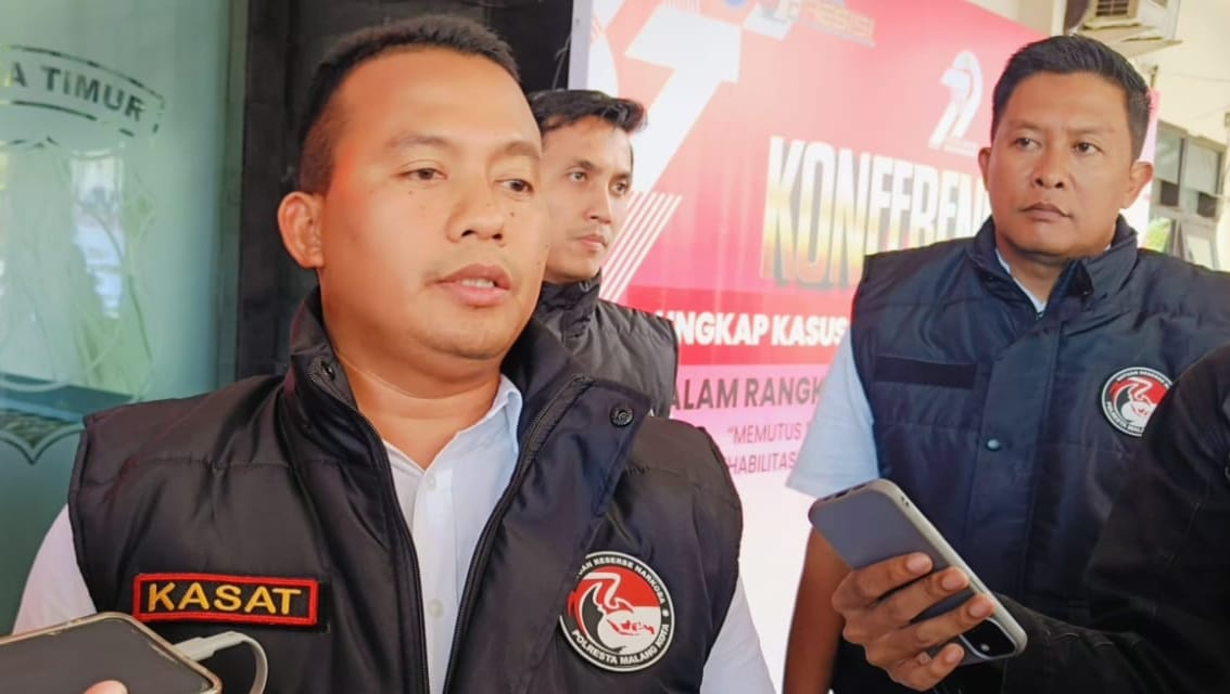 Polresta Malang Kota Ungkap Kasus Narkoba: Tersangka Sempat Lolos, Residivis Bekal Tisu Magic dan Jimat