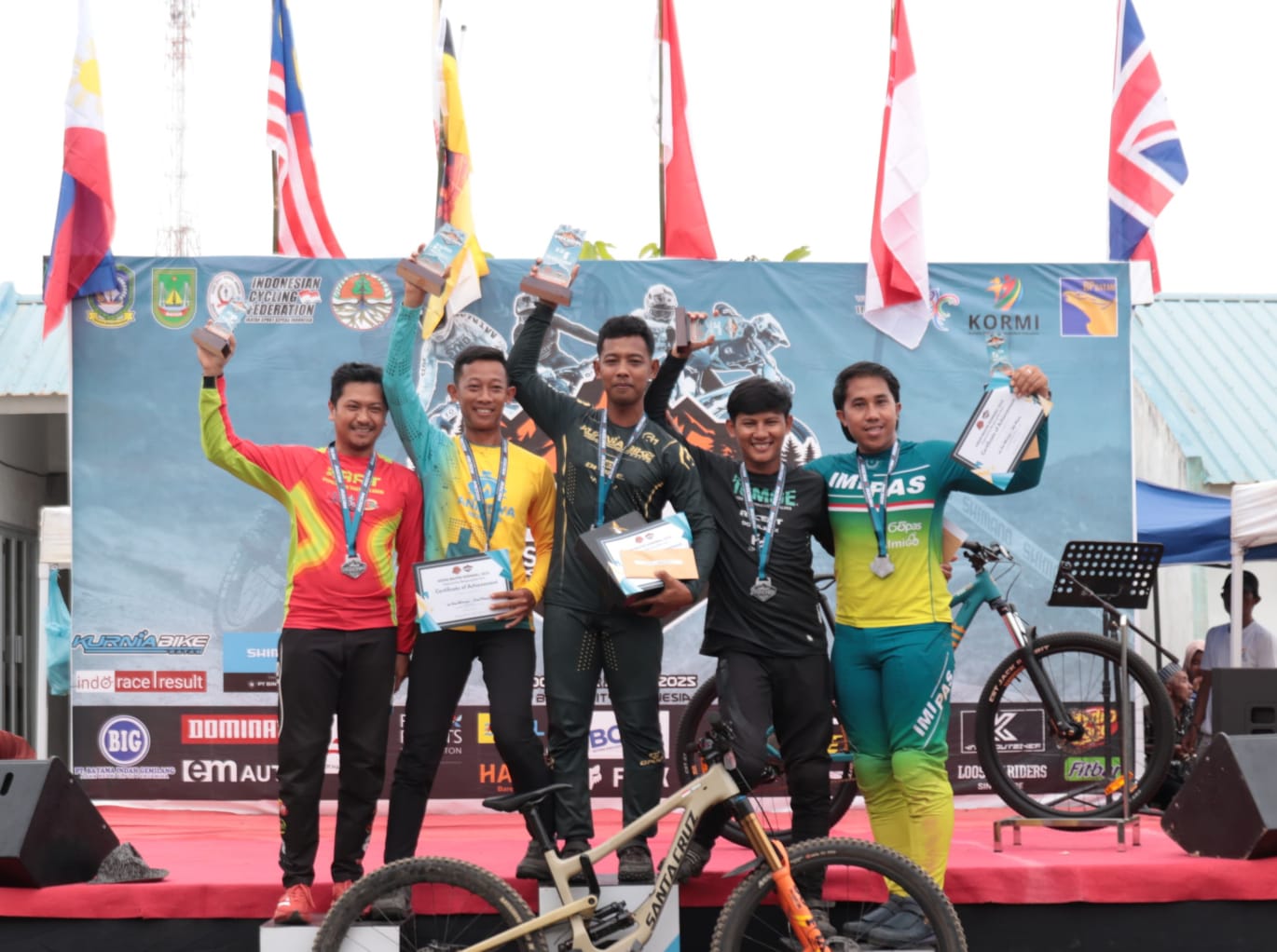 Petugas Lapas Malang Raih Medali Asean Master Downhill 2025