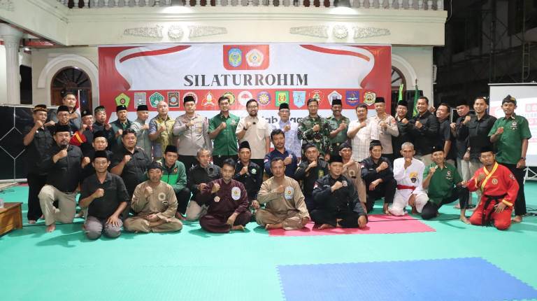 Silaturahmi IPSI di Padepokan Persinas ASAD, Kapolres Ajak Jaga Kedamaian Nganjuk