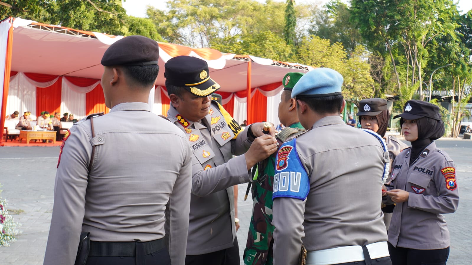 Polresta Sidoarjo Gelar Apel Pasukan Operasi Mantap Brata Semeru 2023-2024