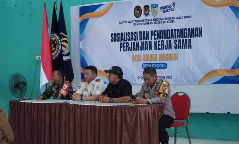 Cegah TPPO dan TPPM, Imigrasi Kediri Jadikan Grogol Sebagai Desa Binaan