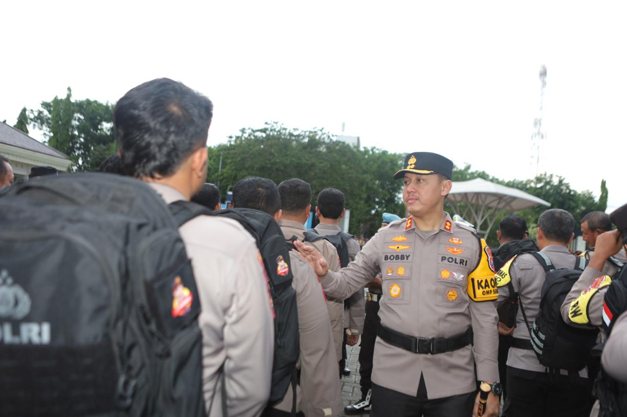 Polres Lamongan Gelar Apel Pasukan Pengamanan TPS Pilkada Serentak 2024