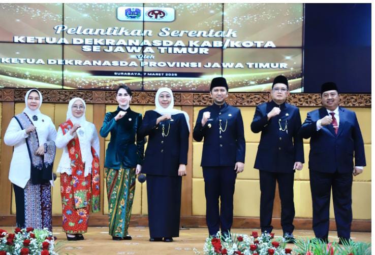 Nugrahani Warsubi Resmi Dilantik Sebagai Ketua Dekranasda Kabupaten Jombang Periode 2025-2030