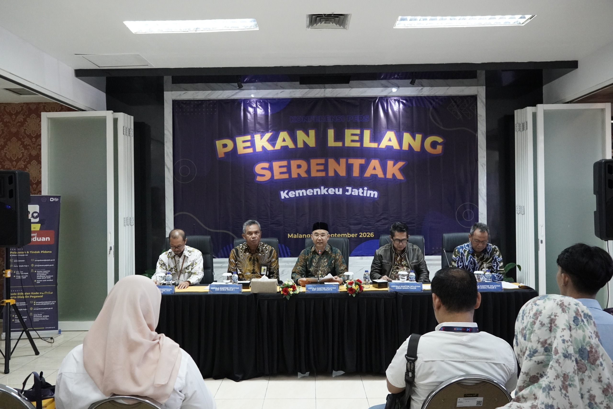 Lelang Serentak 69 Aset Sitaan Pajak Berlangsung di Malang
