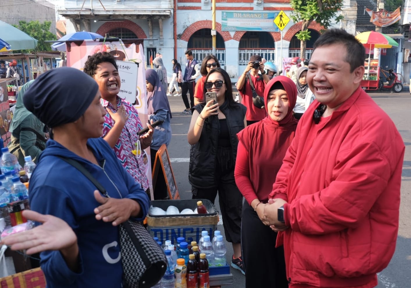 Jalan Sehat di Alun-Alun Wiraraja Mojokerto, Cak Sandi Didoakan Jadi Wakil Wali Kota