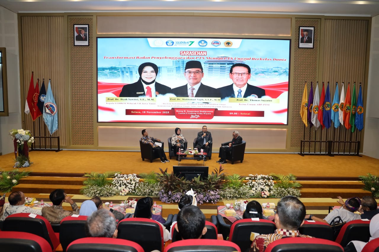 Untag Surabaya Inisiasi Sarasehan Transformasi PTS Menuju Kelas Dunia