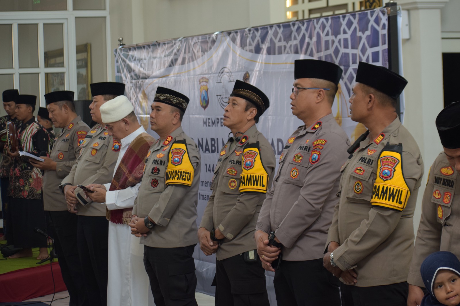 Polisi Sidoarjo Peringati Maulid Nabi Muhammad