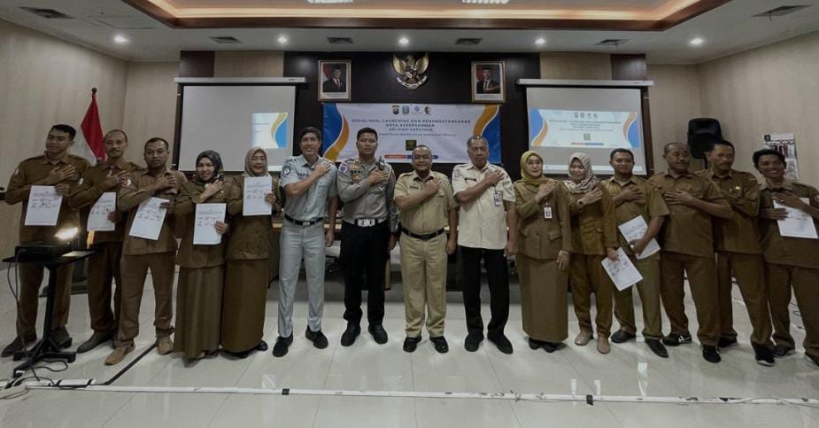 Kasatlantas Polres Bojonegoro Hadiri Launching Aplikasi Sapu Jaga