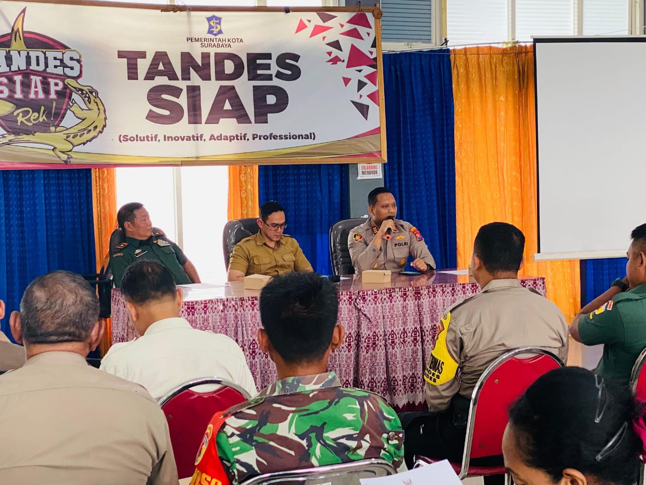 Polsek Tandes Sinergi 3 Pilar, Matangkan Persiapan Pengamanan Natal 2025 dan Tahun Baru 2026