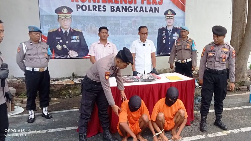Jadi Target DPO, Polres Bangkalan Bekuk 2 dari 8 Pelaku Rudapaksa 2 Gadis di Bawah Umur