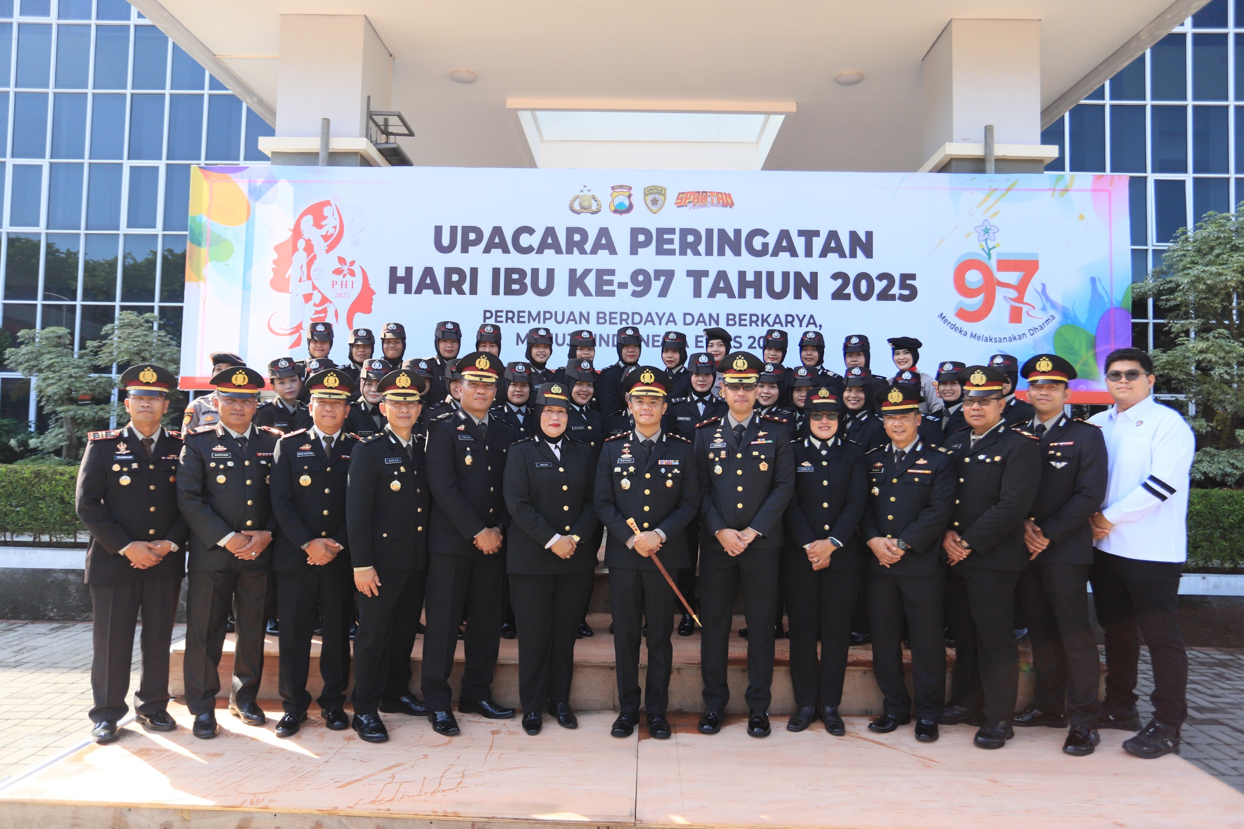 Peringatan Hari Ibu Ke-97 di Polres Gresik, Kesetaraan Gender Jadi Fondasi Indonesia Emas 2045