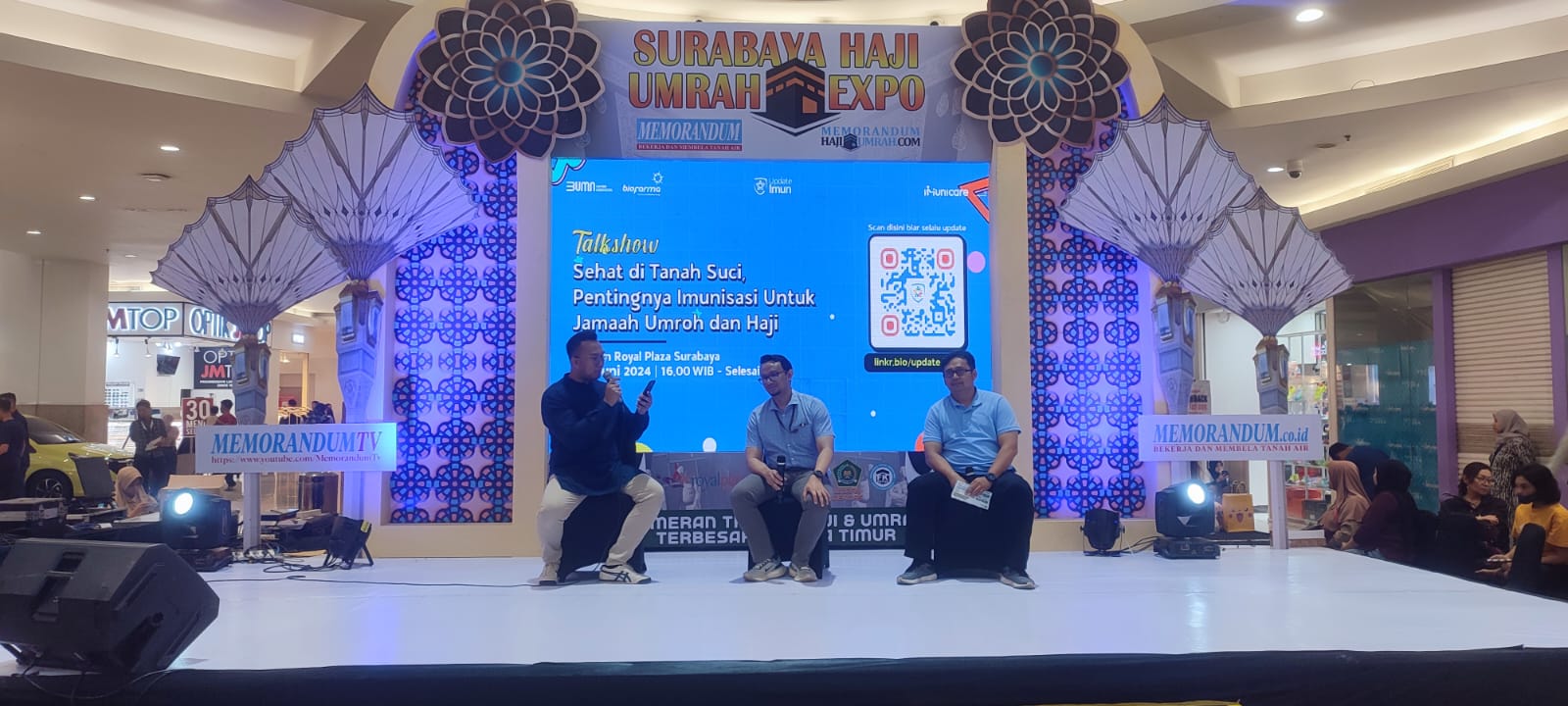 Bio Farma Hadir dalam Surabaya Haji Umrah Expo 2024, Pentingnya Imunisasi Jemaah sebelum Berangkat Ibadah