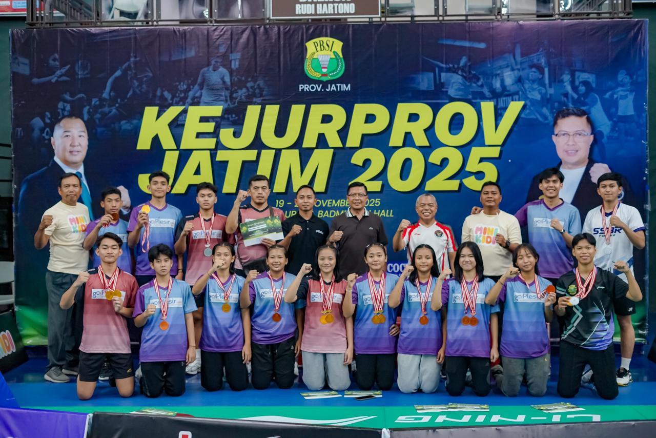 Top! PBSI Kabupaten Malang Juara Umum Kejurprov Jatim 2025