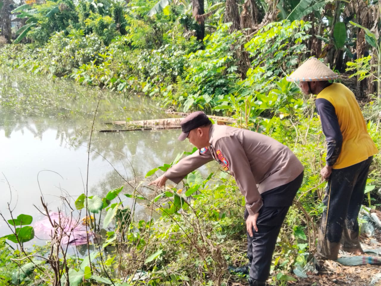 Lansia Asal Baron Ditemukan Meninggal di Pinggir Rawa Desa Sonoageng Nganjuk