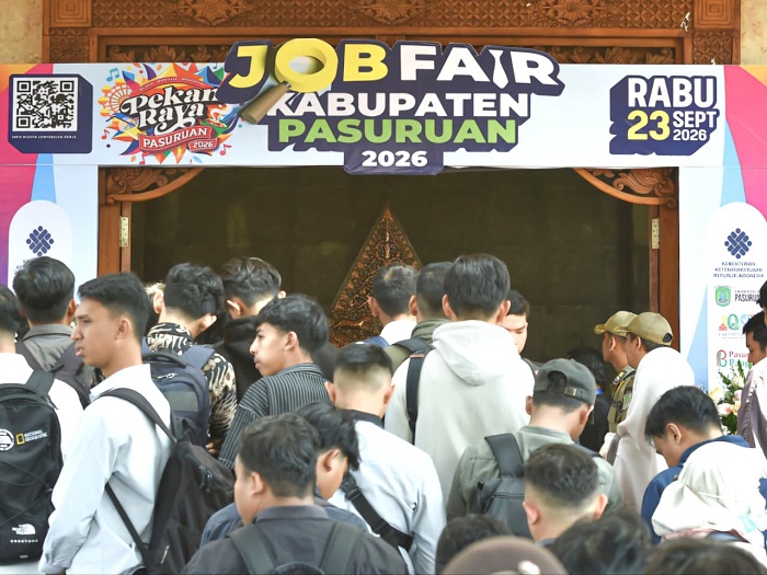 6.000 Pencari Kerja Serbu Job Fair 2026 di Pasuruan
