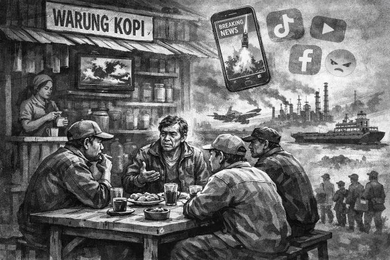 Akar Rumput, Warung Kopi, dan Isu Perang Hari Ini