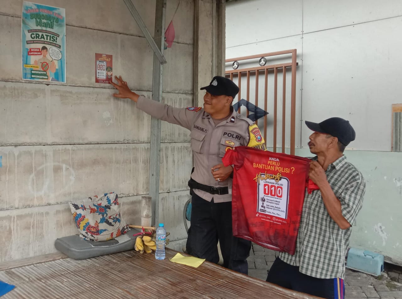 Polsek Lakarsantri Masifkan Sosialisasi Call Center 110 Guna Percepat Pelayanan Masyarakat