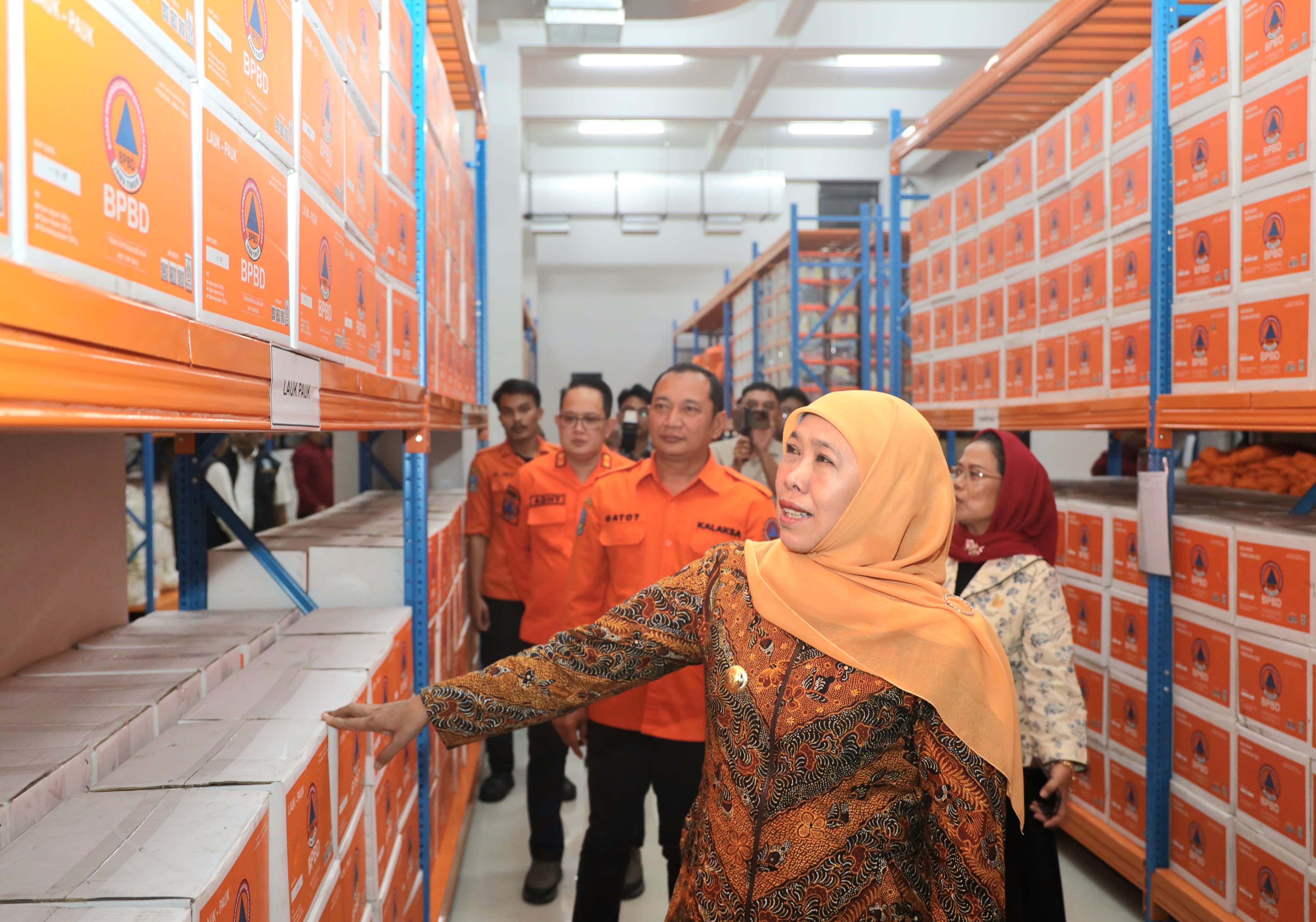 Antisipasi 'Godzilla El Nino', BPBD Jatim Siapkan Gudang Logistik Modern Berbasis Digital
