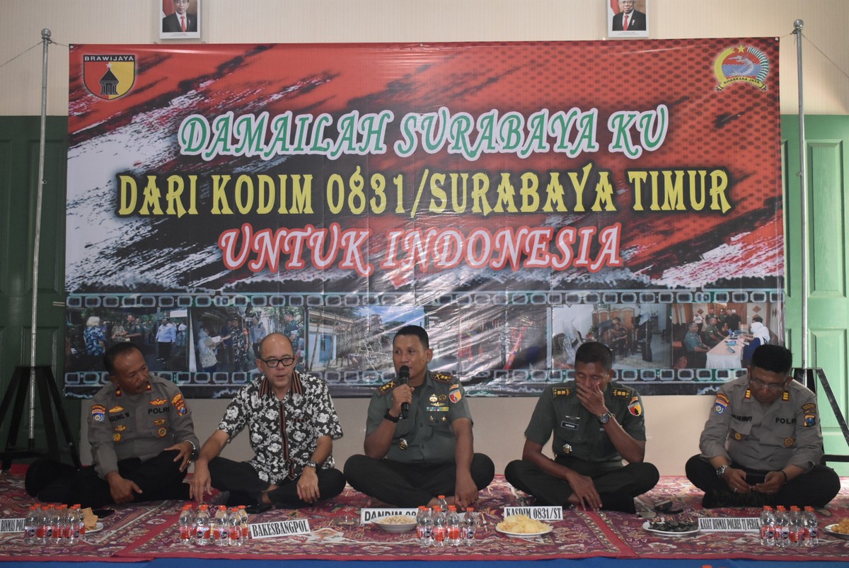 Kodim 0831/Surabaya Timur Gelar Dialog Damailah Surabaya Untuk Indonesia