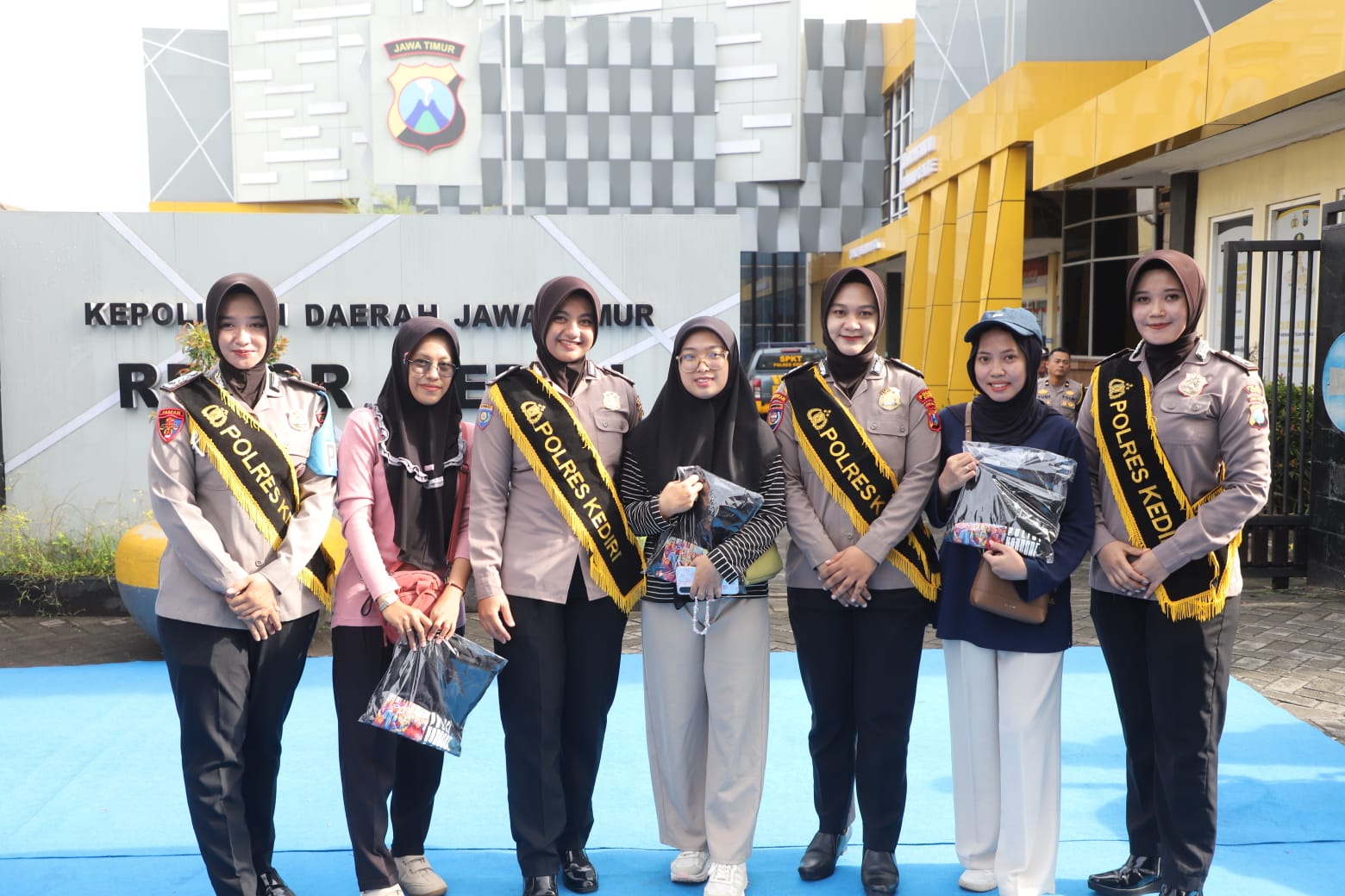 Polres Kediri Perkenalkan Layanan 110, CFD di Pare Lebih Berwarna