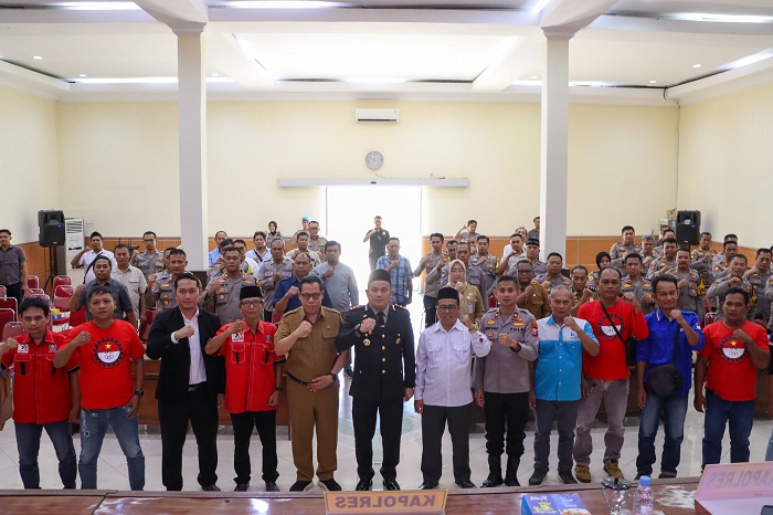 Jelang May Day, Kapolres Jombang Silaturahmi dengan Serikat Pekerja Buruh