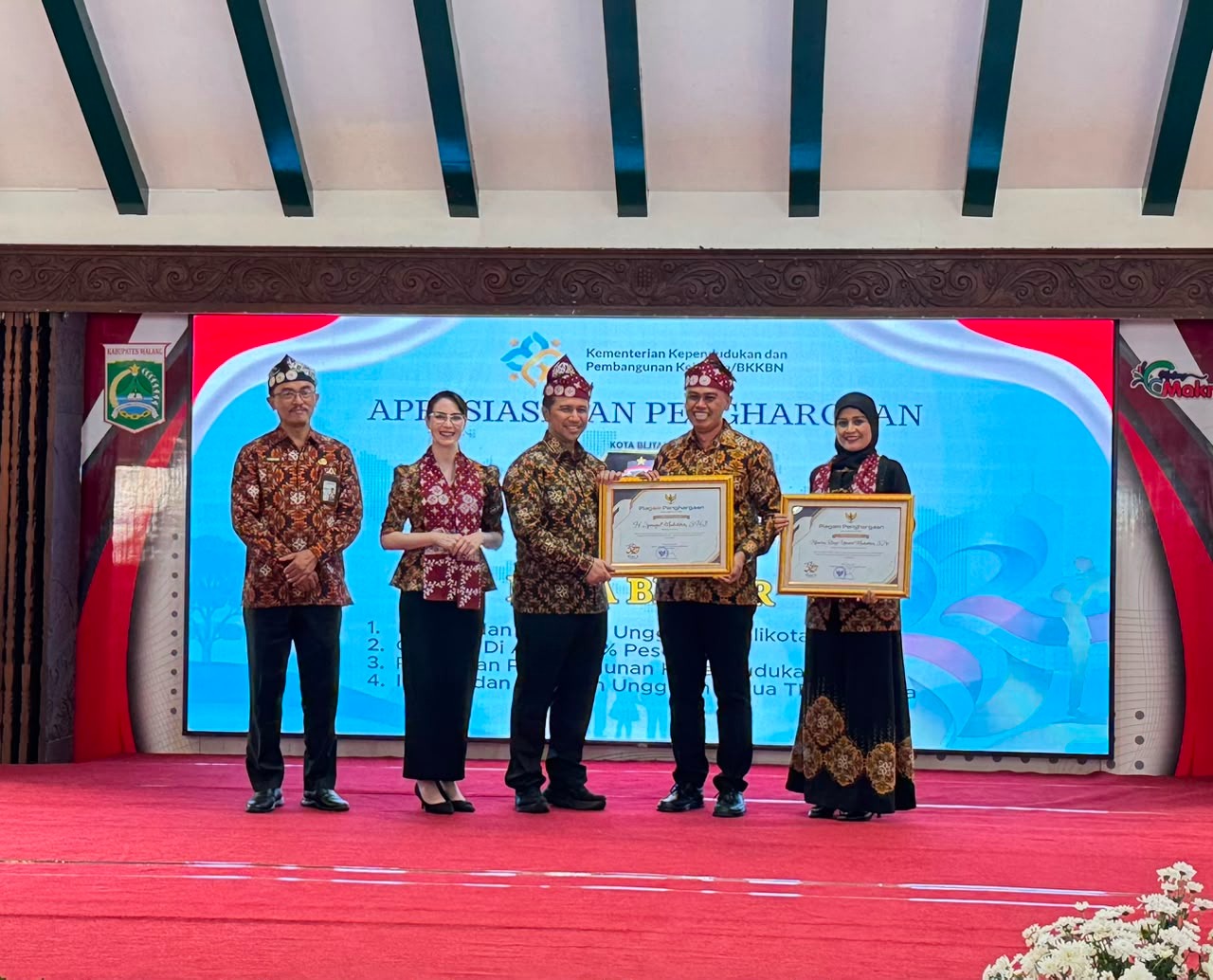 Sukseskan Program KB, Kota Blitar Borong 5 Penghargaan Bergengsi Harganas Jatim