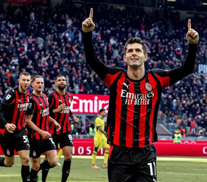 Pulisic On Fire! Bintang AS Antar AC Milan Tutup Tahun di Papan Atas Serie A