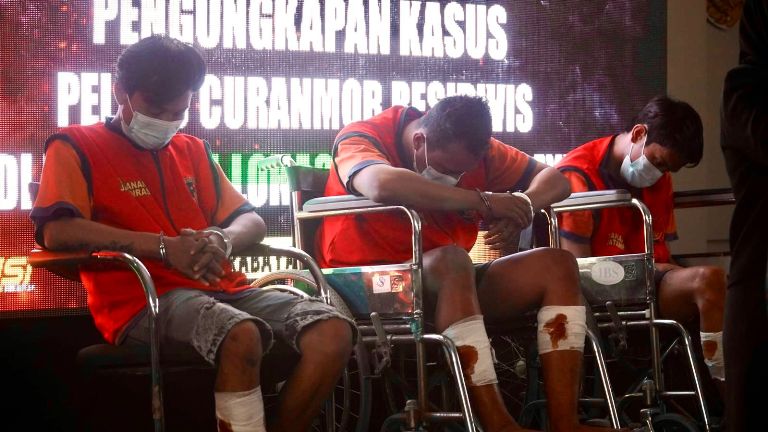 Tiga Residivis Curanmor Surabaya Tumbang Ditembak Polisi usai Beraksi di 10 TKP