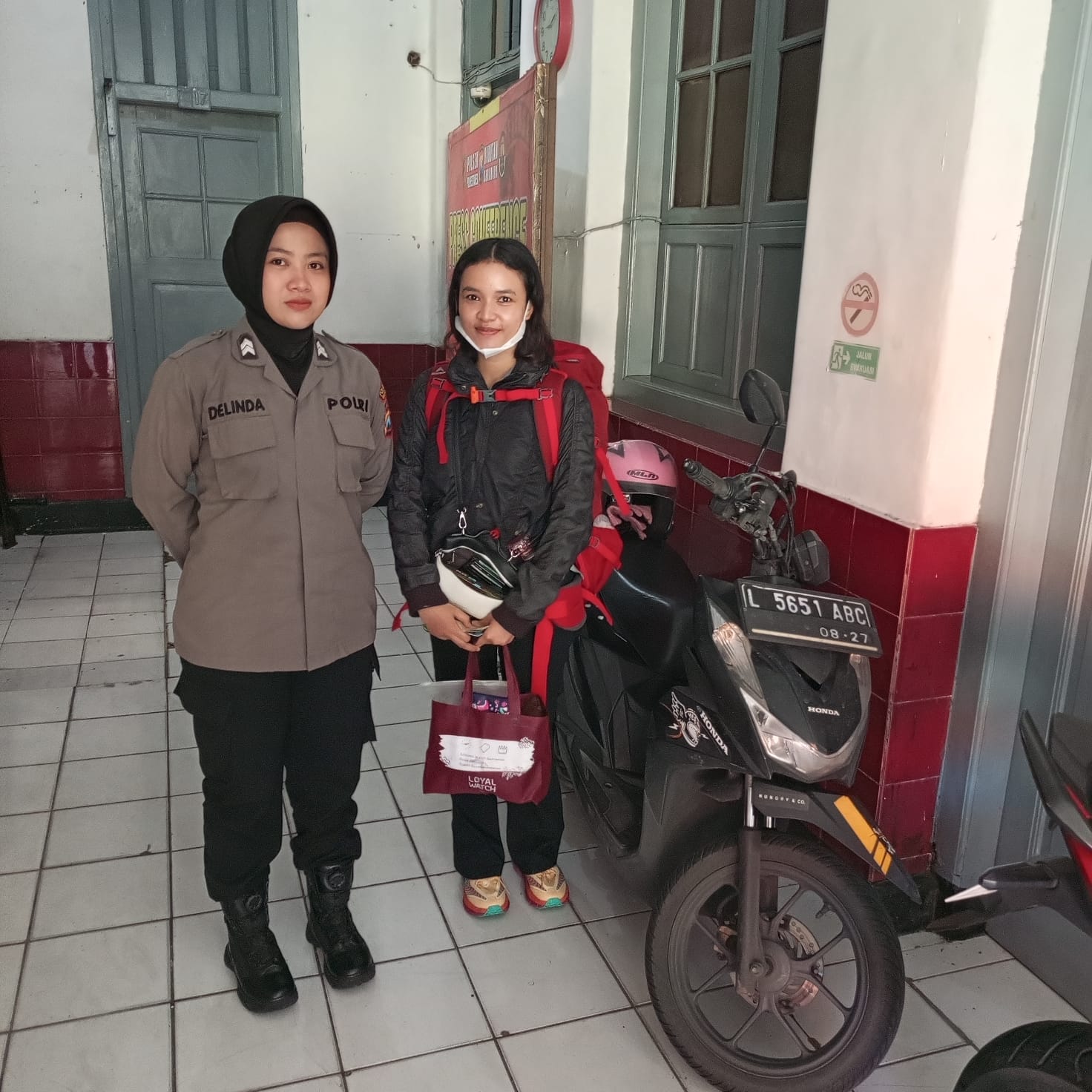 Pastikan Mudik Tenang, Warga Bubutan Titipkan Motor di Polsek Jelang Pulang Kampung