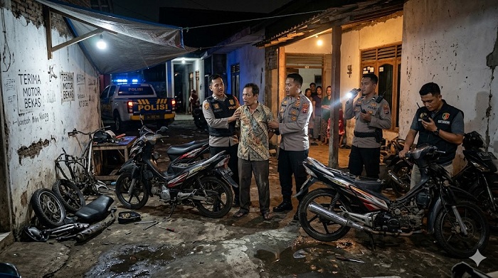 Polisi Tangkap Warga Pasuruan Diduga Penadah Motor Curian Sindikat Satu Keluarga