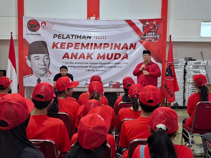 Songsong Indonesia Emas 2045, PDI-P Surabaya dan TMP Gelar Pelatihan Kepemimpinan