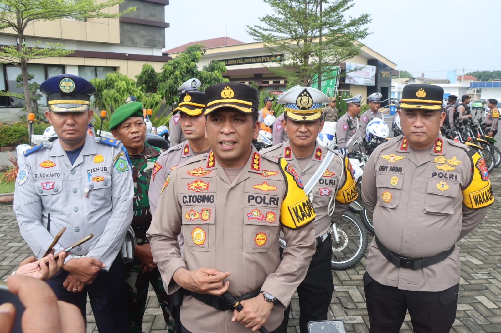 Kapolresta Sidoarjo Apresiasi Personel Operasi Ketupat