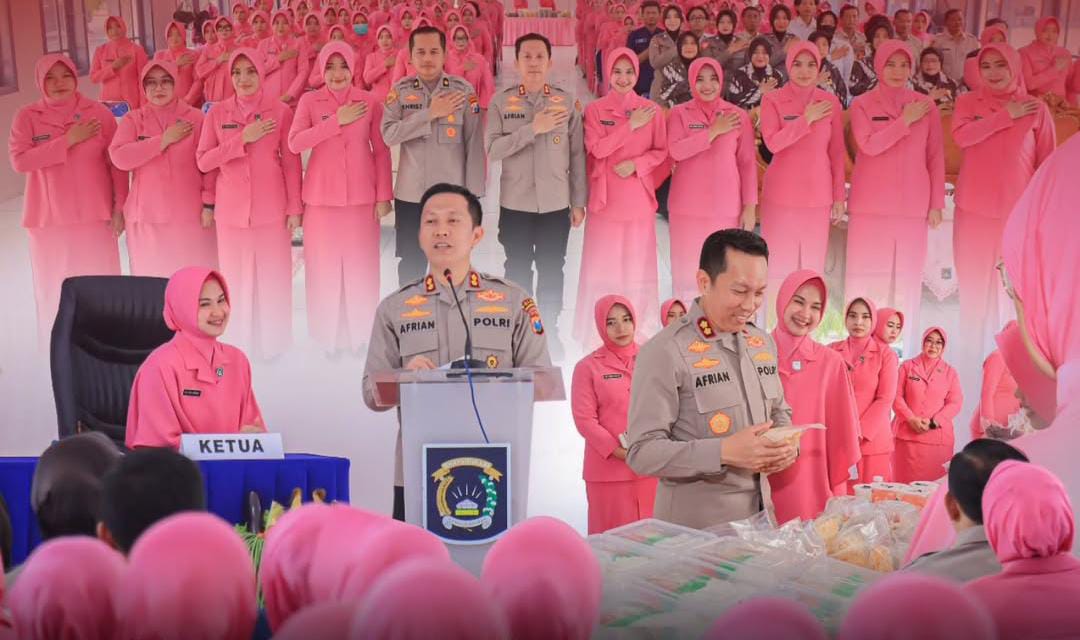 Kapolres AKBP Afrian Hadiri Pertemuan Rutin Bhayangkari Cabang Bojonegoro
