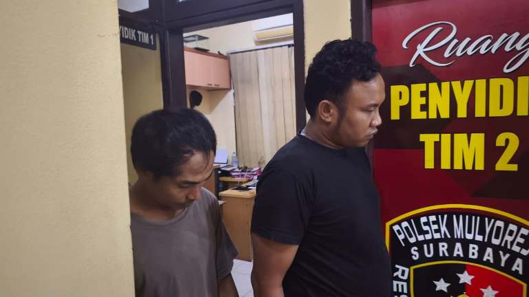 Warga Manyar Sabrangan Surabaya Gagalkan Aksi Curanmor, Dua Pelaku Dimassa