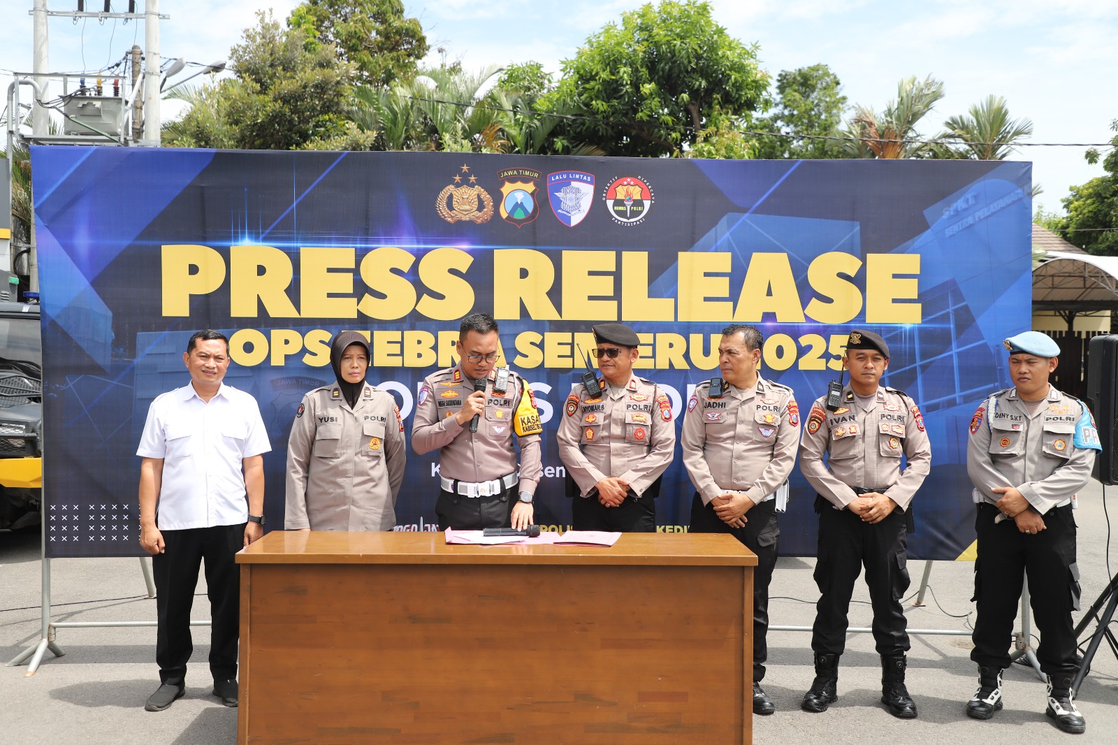 Operasi Zebra Semeru 2025: Polres Kediri Tekankan Edukasi, 63.158 Pelanggaran Ditertibkan