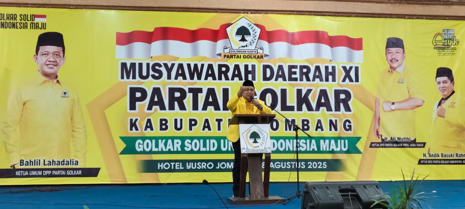 Andik Basuki Rahmat Nahkodai DPD Golkar Kabupaten Jombang