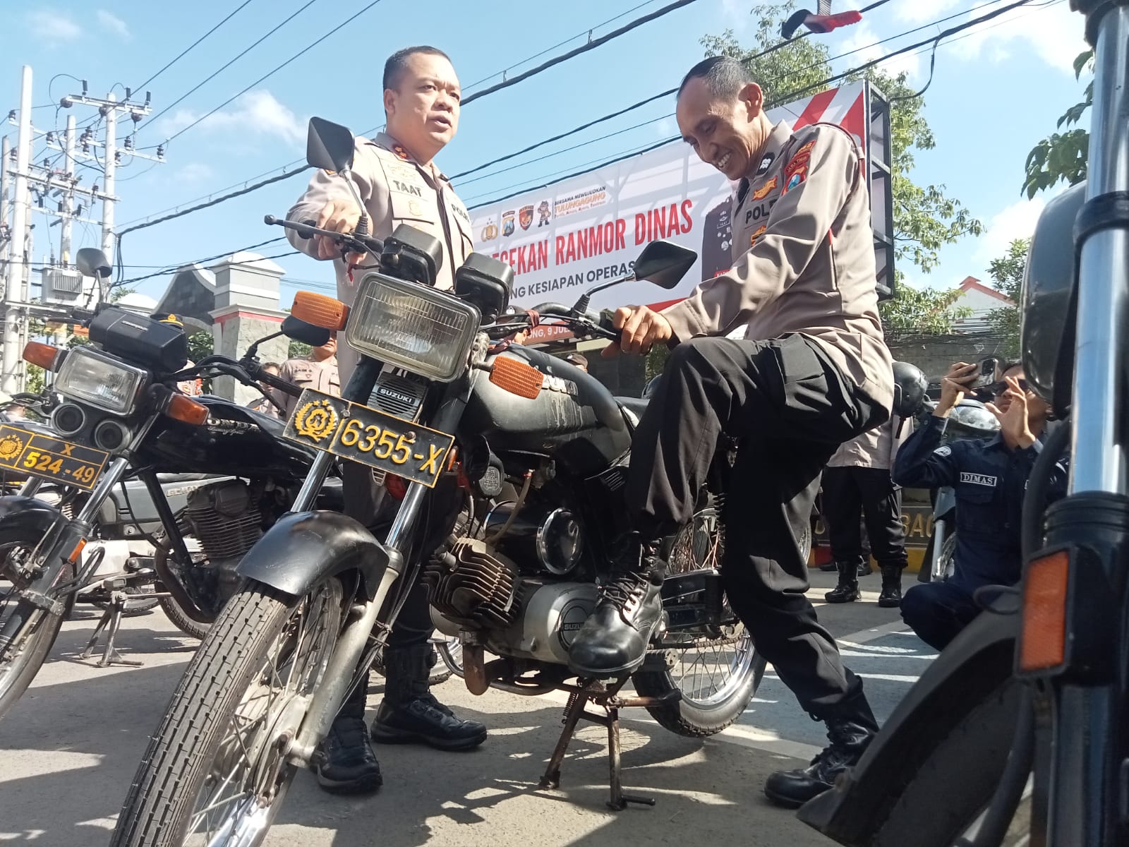 Meski Uzur, Kendaraan Dinas Polres Tulungagung Tetap Tangguh dan Siap Layani Masyarakat