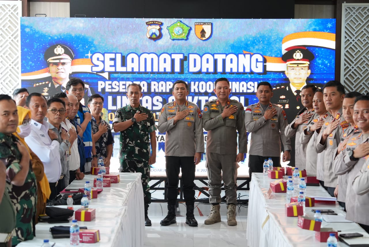 Kapolresta Sidoarjo Ajak Stakeholder Tingkatkan Pelayanan Masyarakat di Operasi Lilin Semeru 2025