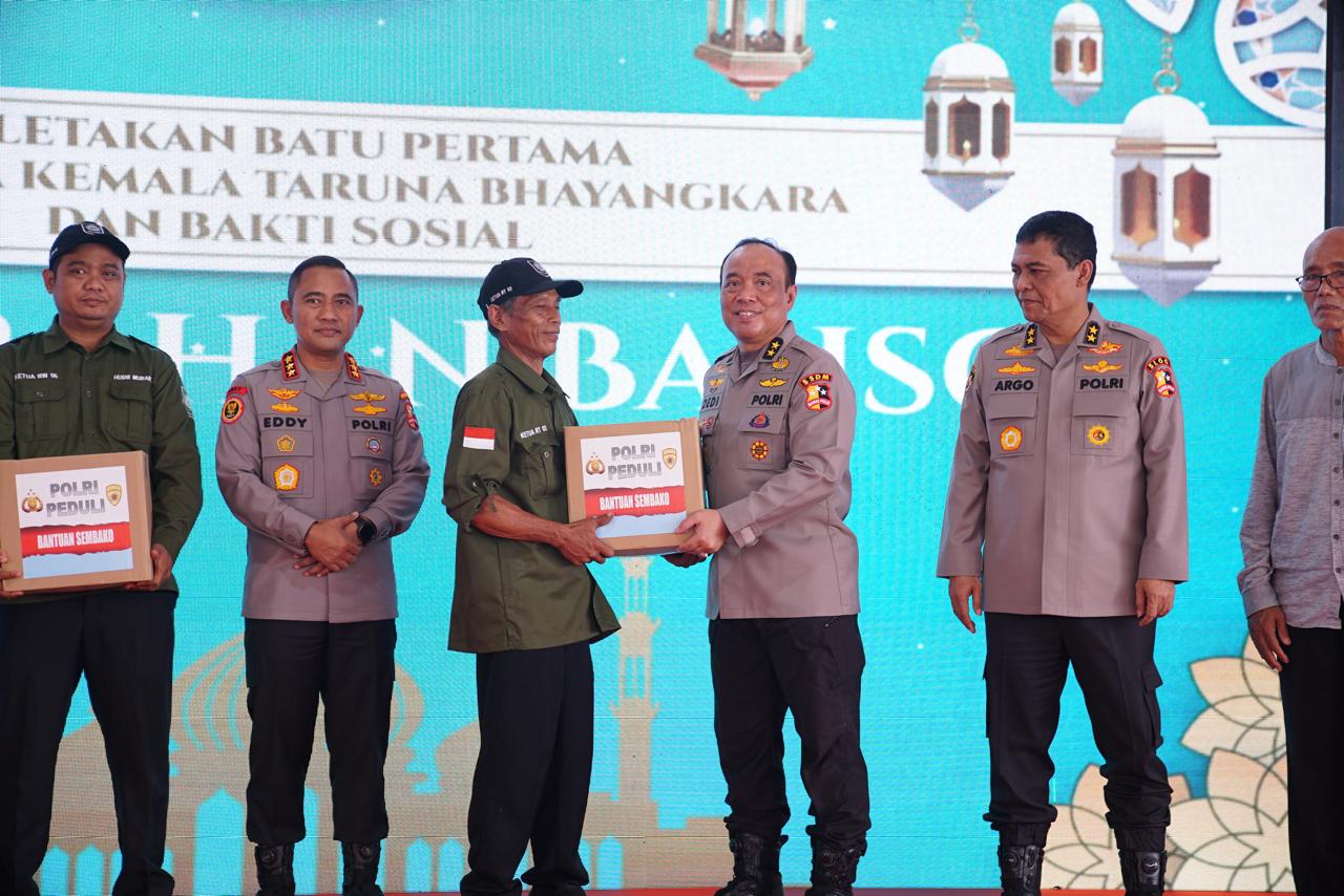 Ground Breaking Masjid SMA Kemala Taruna Bhayangkara, Irjenpol Dedi Prasetyo: Siapkan SDM Unggul 